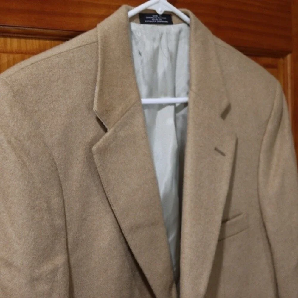 John Peel Vintage Camel Hair Blazer Coat Beautiful 100% Camel Jacket 38S